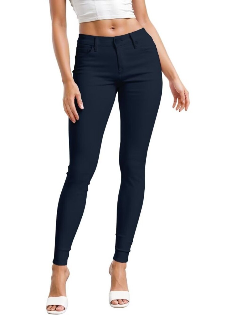 Comfy Ultra Stretch Skinny Leg Pants for Women - Versatile Work & Casual Wear